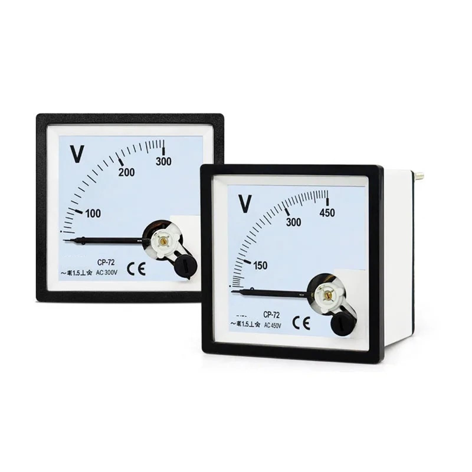 Voltmètre à aiguille CP-72 AC 500V haute précision de mesure