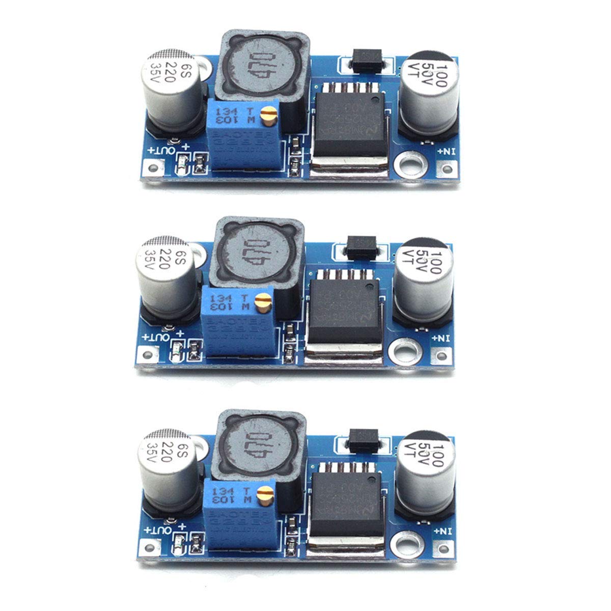 Super Debug (3 Pcs) LM2596 DC-DC Buck Converter Step Down Module-image-14