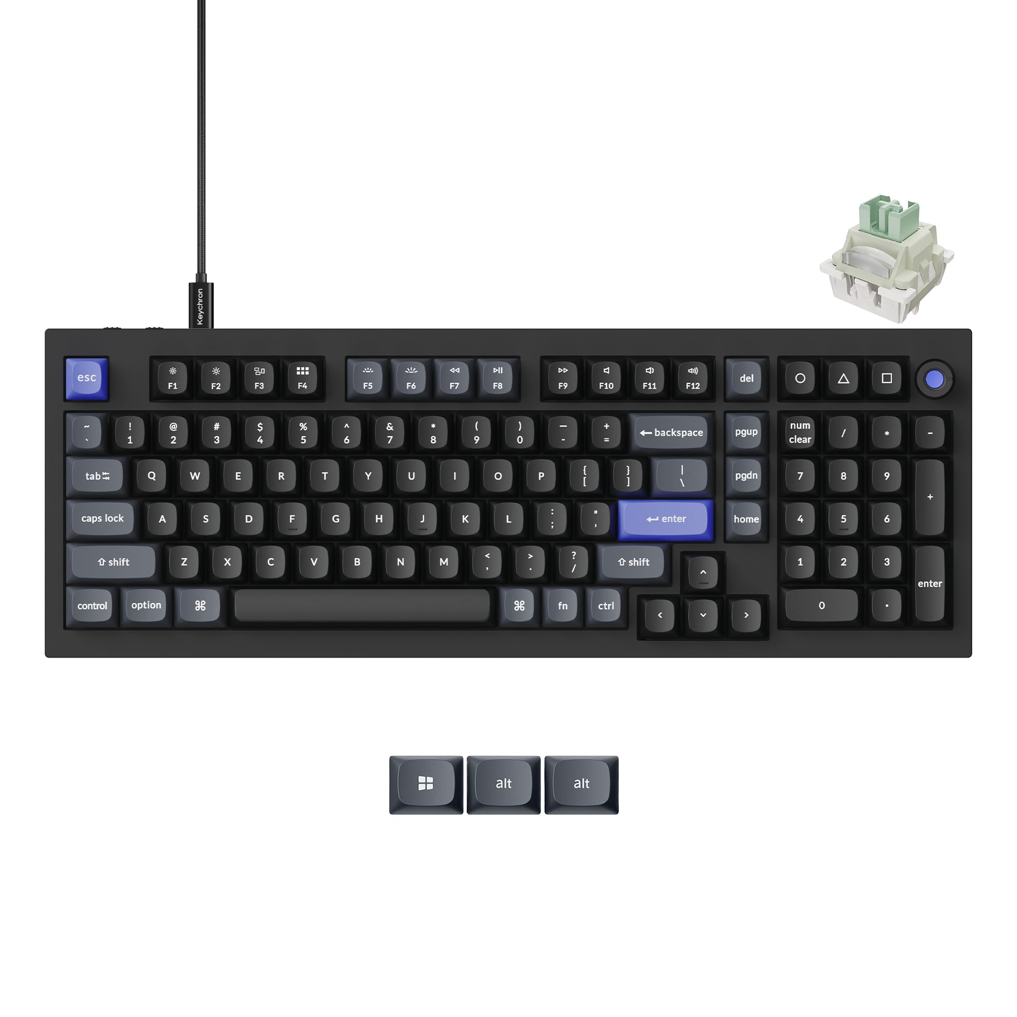 Keychron Q5 HE 96%キーボード Amazon.com: Keychron Q5 HE 96% 8K Wired Hall Effect Gaming
