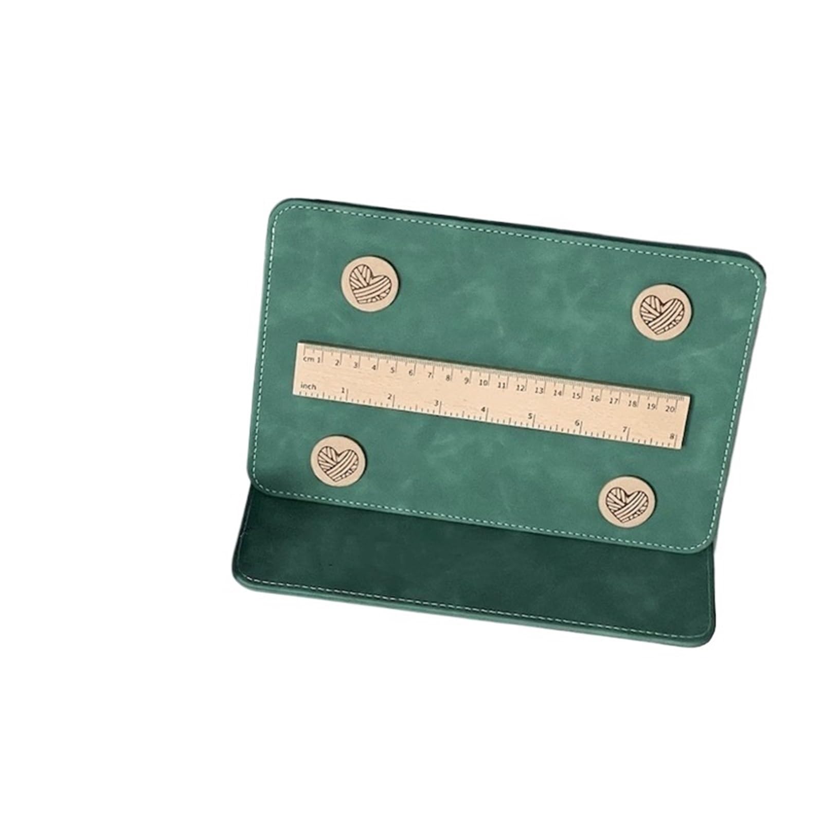 Portable Magnetic Crochet Chart Holder - Foldable Knitting Pattern Keeper for Easy Crafting(Green)