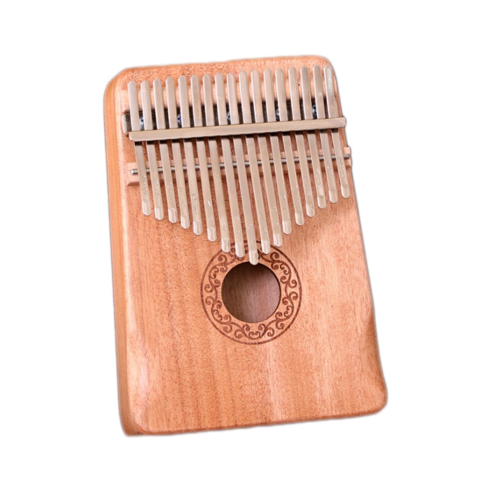 kalimba 17 Ton Mahogany Thumb Klawiatura Fortepianowa Kalimba (Color : Wood Color)