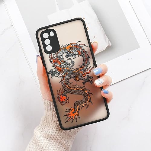 Funda de teléfono de paisaje floral mate para Xiaomi para Redmi Note 10 Pro 9 8 7 9s 10s 9A 9C NFC 9T Poco X3 Pro M3 F3 Fundas Fundas Protección