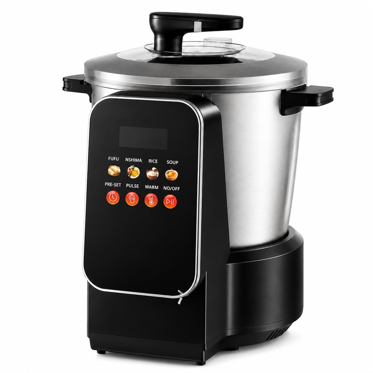 Pound Yam Automatique 6L Anti-adhésif Acier Inoxydable Cuisinière avec LED