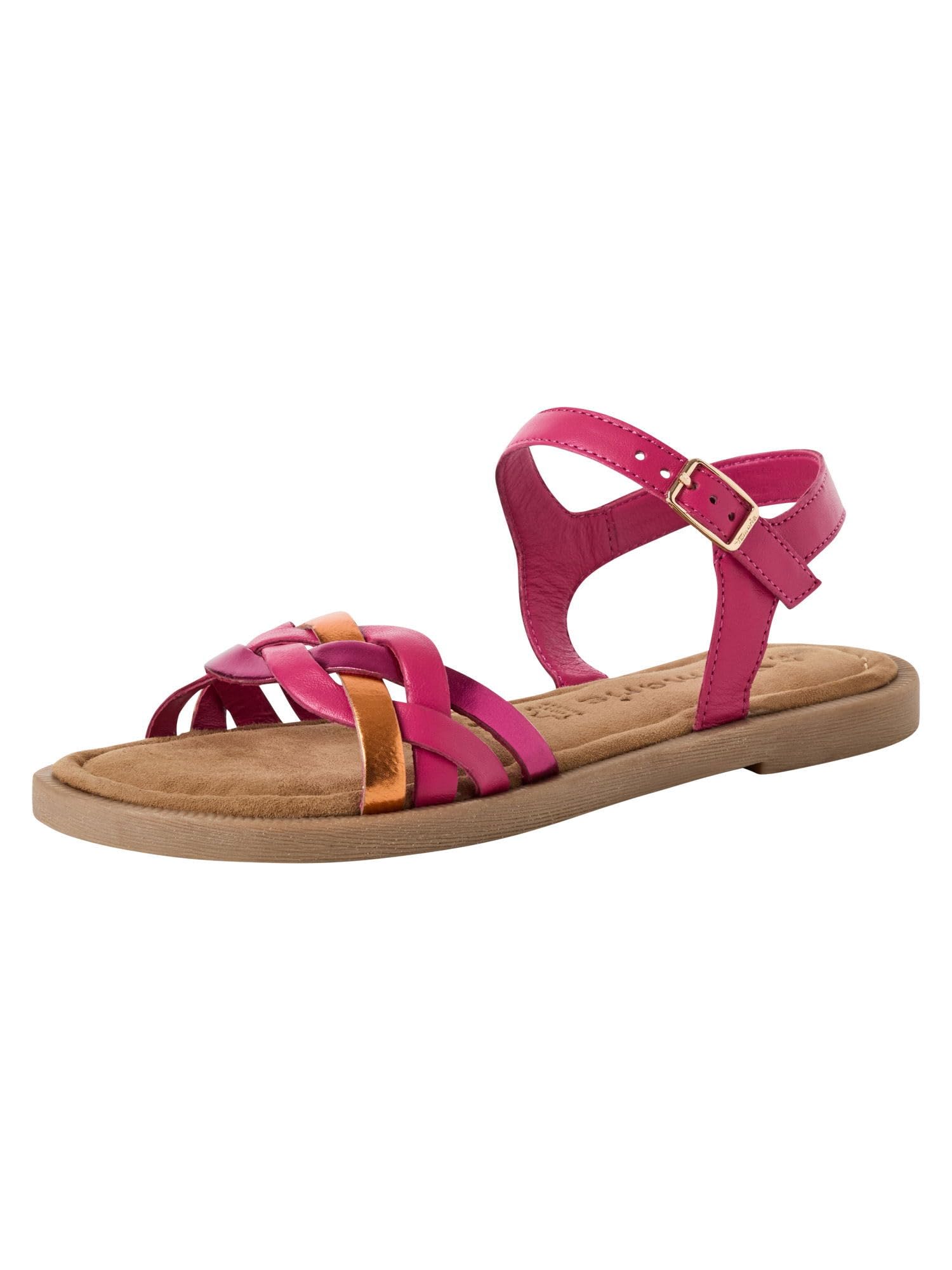 Tamaris Women's Flat Sandals, Pink, 6.5 UK