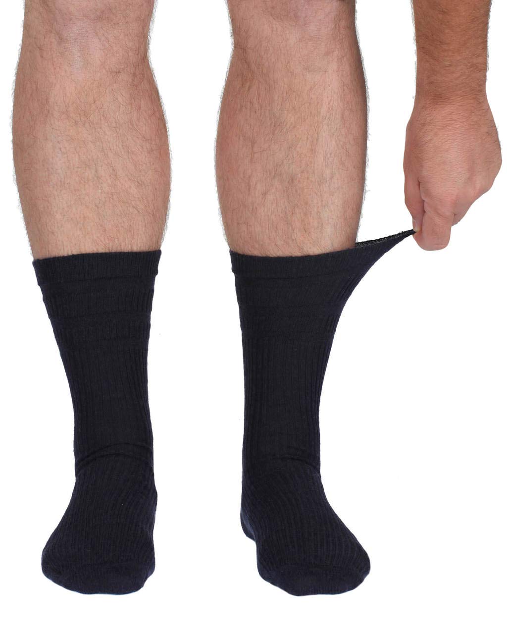 Hj Hall Unisex Navy Softop Mens Exta Wide Wool Hj190 Dark 6-11