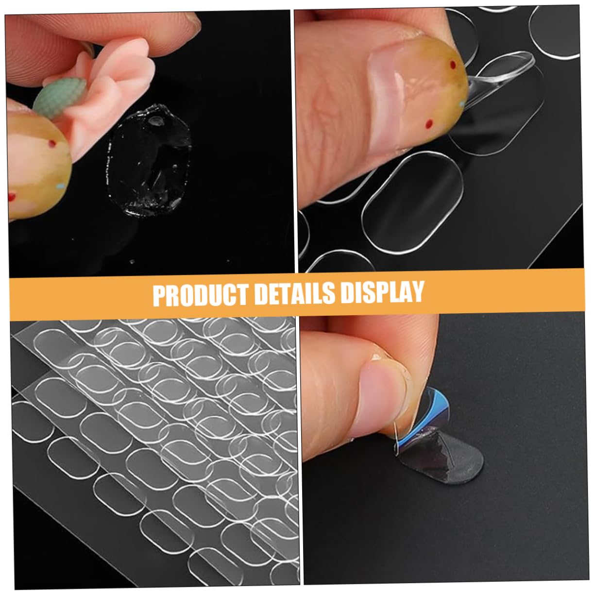 HOMOCONO 800pcs Double Sided Tape Dots Removable Adhesive Dots for Home Office Classroom Decor Strong Hold Easy Removal