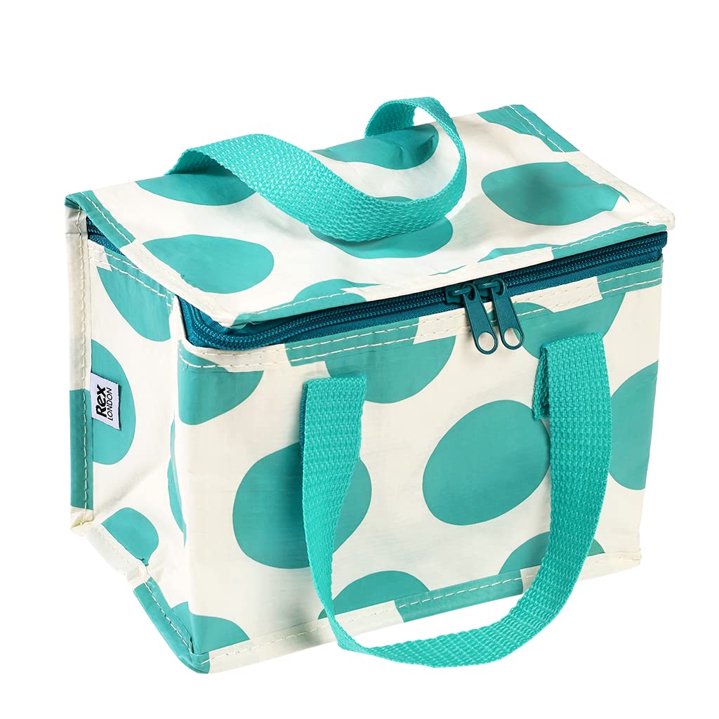 Rex London Turquoise on White Spotlight Lunch Bag — image 1