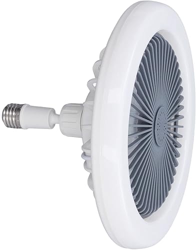 Miniatura 9 de Asixxsix Ventilador de techo con aromaterapia, 30 W 85-265 V, diseño moderno, 3 velocidades, 6500 K, blanco, interior, dormitorio, baño, garaje