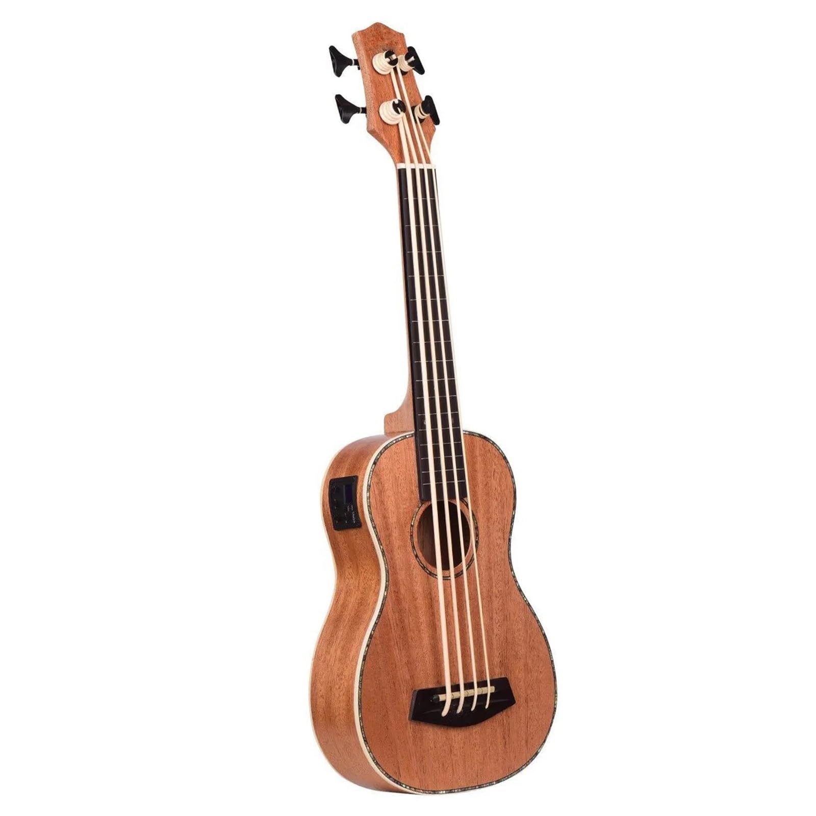 Ukulele 30 Calowe Ukulele Elektryczne Korpus Ze Sklejki Sapele Podstrunnica Z Gumowymi Strunami Wbudowany Tuner Korektor