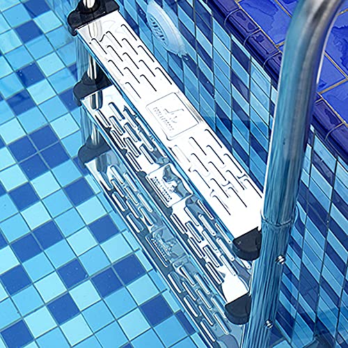 Barandal para piscina de acero inoxidable con 3 peldaños miniatura 6