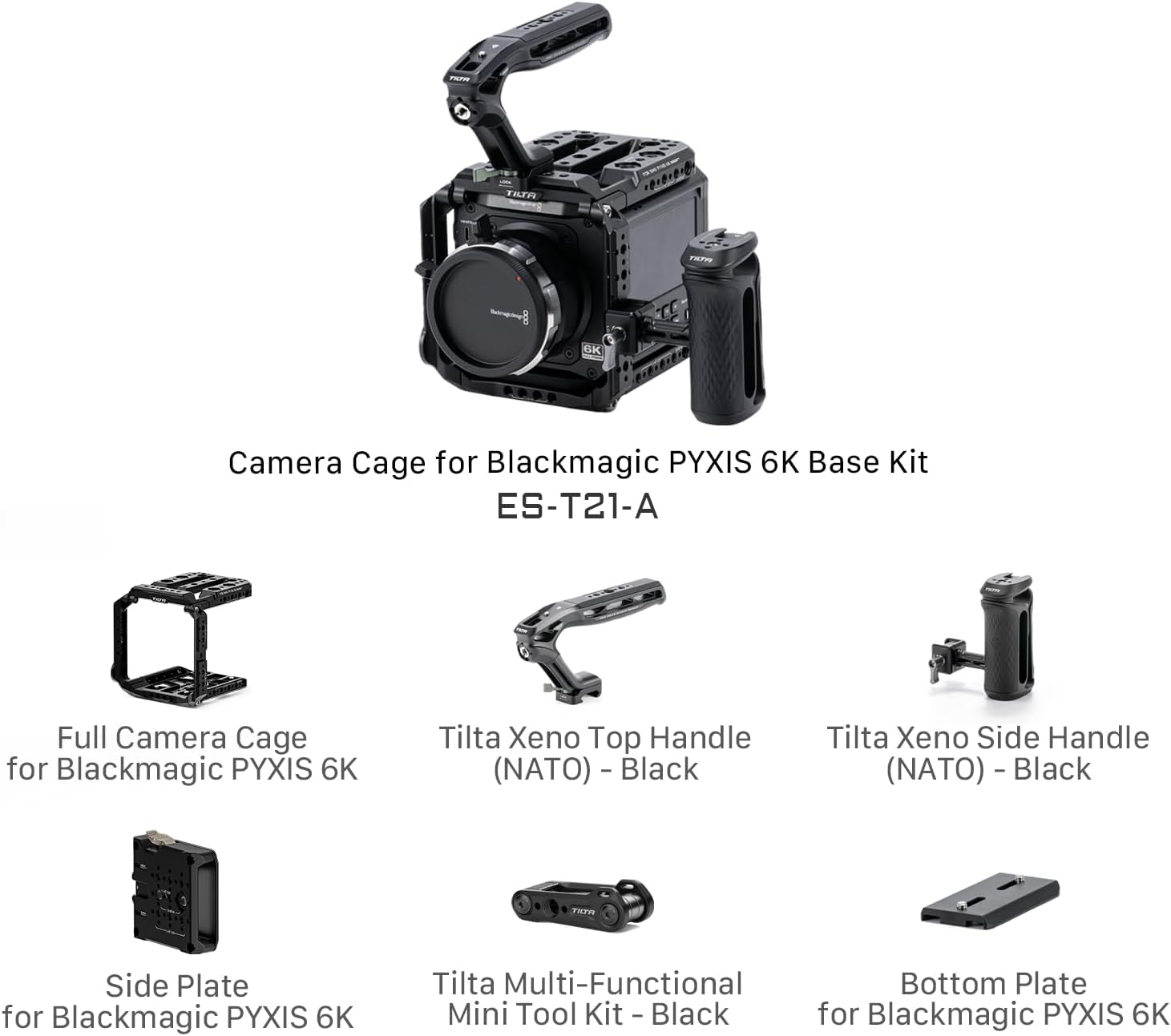 Tilta PYXIS 6K Camera Cage Base Kit with camera