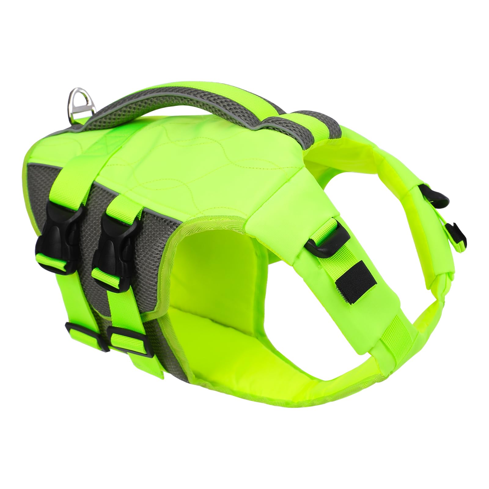 KONVINIT Hundeschwimmweste für Mittelgroße Hunde, Schwimmweste Hund Robust mit Verstärkten Nähten, Leicht An-/Ausziehbar, Schwimmen Training & Sicherheit am Wasser - Dog Life Jacket