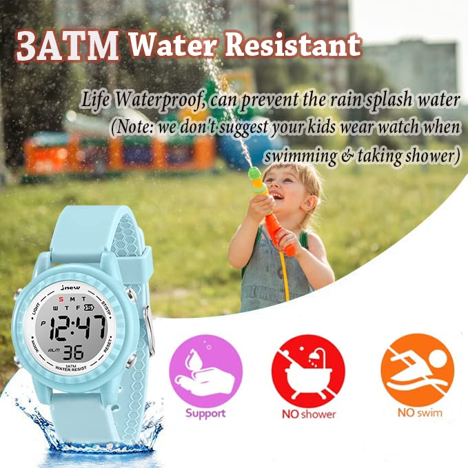 Venhoo Silicone Colorful Flashing Light-Up Outdoor Sport Wrist Watch3