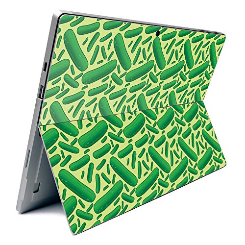 Image of MightySkins Carbon Fiber Skin for Microsoft Surface Pro 7 - Pickle | Textured Carbon Fiber Finish | Easy to Apply, Remove, and Change Styles | Made in The USA