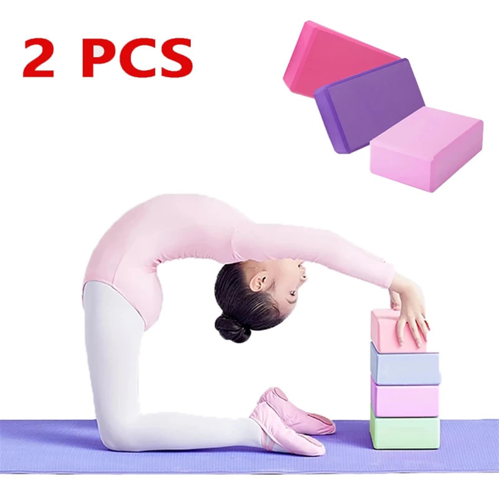 Yoga Block Yoga Building Blocks Cubes Bricks Reinforcement Mats Sports Supplies Exercise Home Equipment Fitness