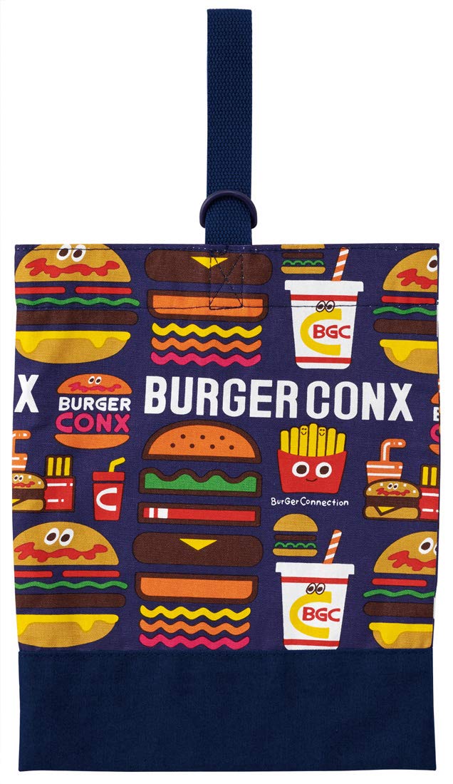 訳あり☆アメリカン ハンバーガー レッスンバッグ シューズケース