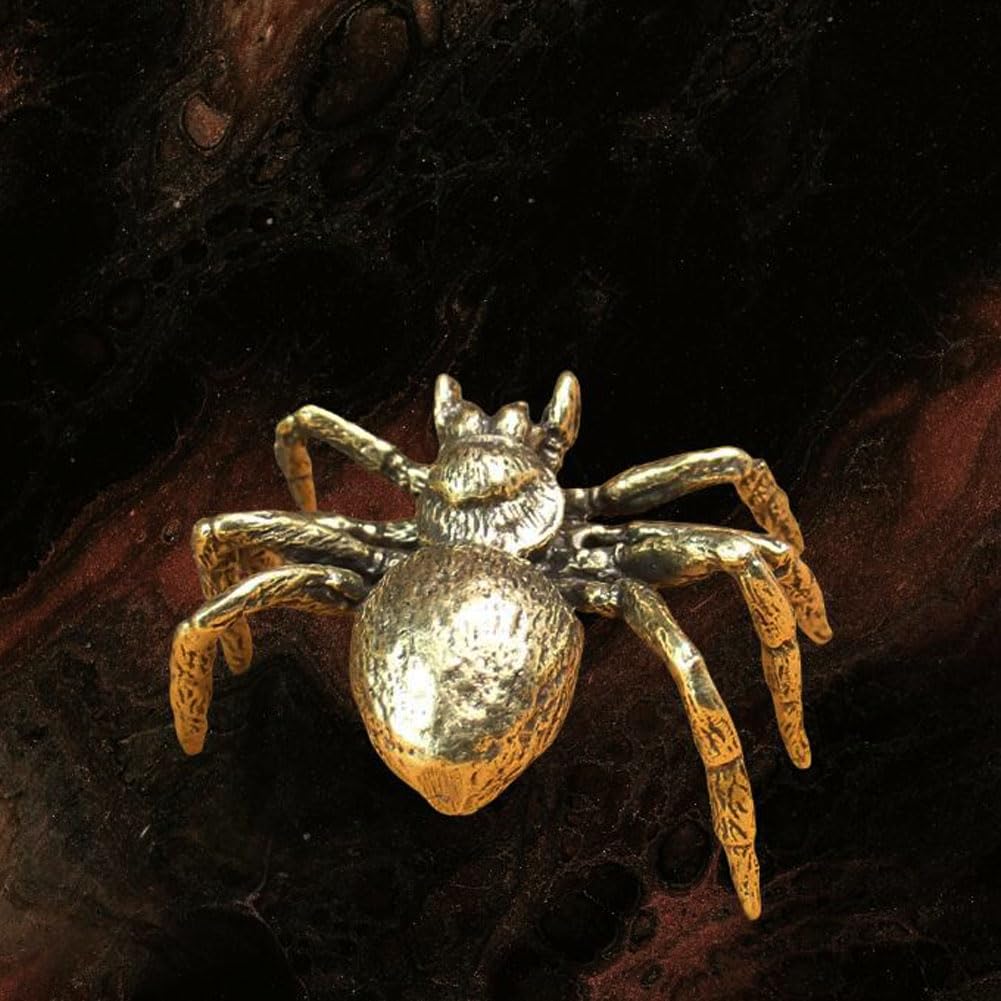 Amazon.co.jp: Yurtziru 1個 真鍮 クモ像 メタルスパイダーモデル