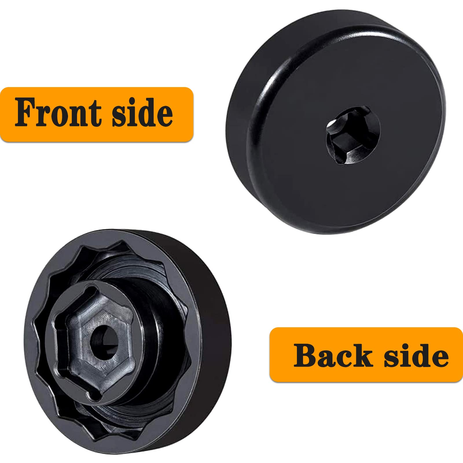 Amazon.co.jp: フロントリアホイールアクスルナットソケットツール