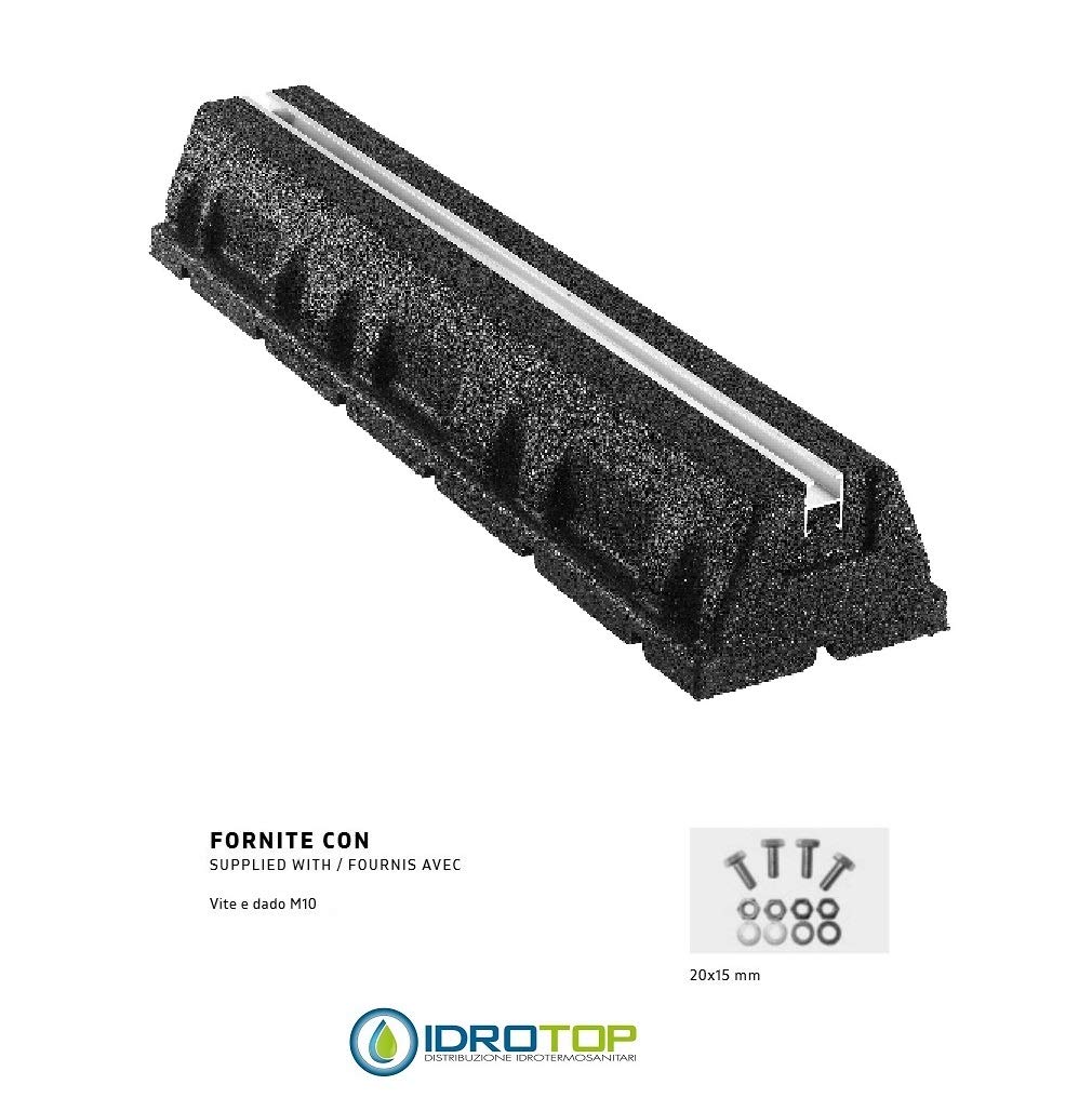 Coppia Basi TITAN L600 Antivibrante a Pavimento per Unità Esterne Pesanti Kg.500