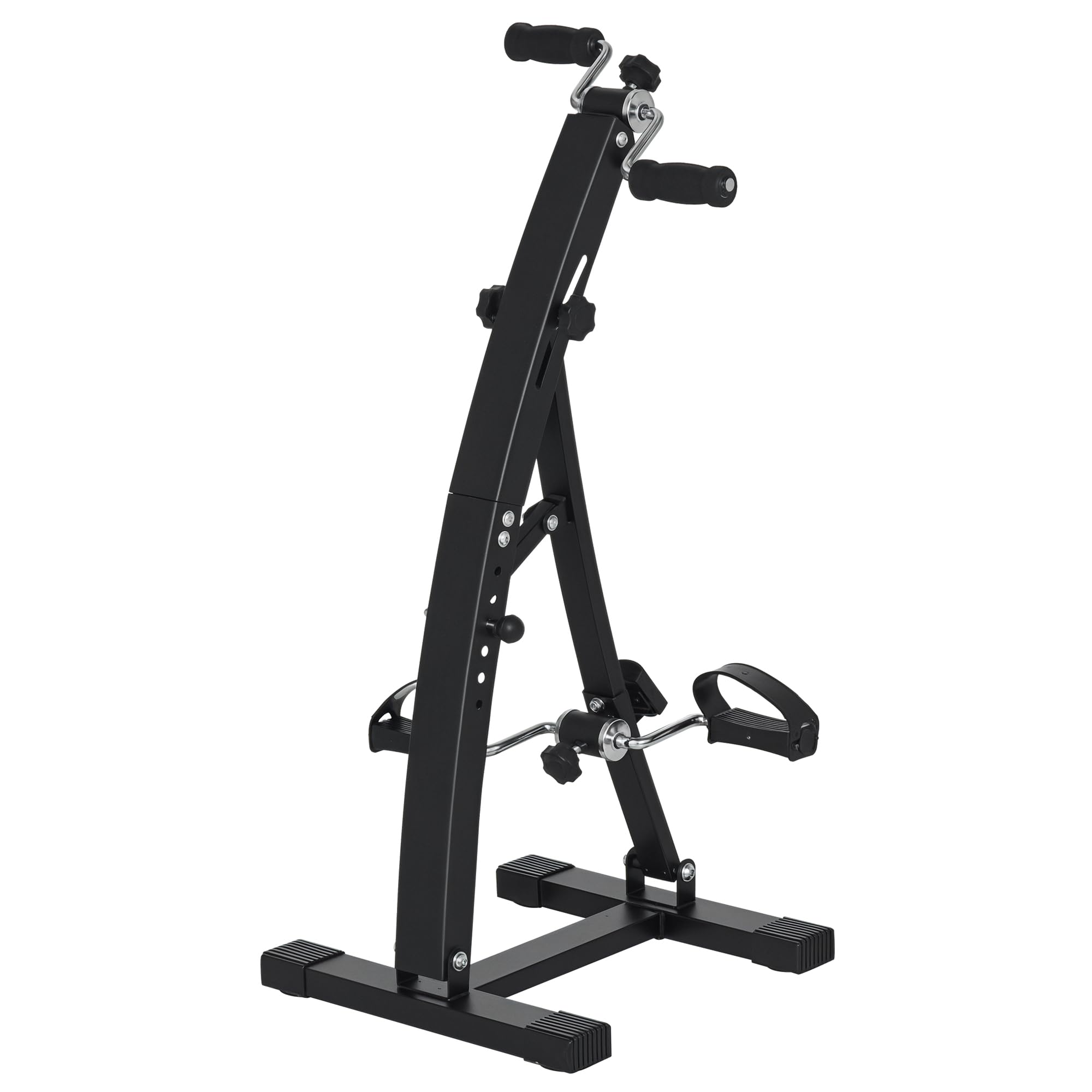 homcom Pedaliera Braccia e Gambe da Divano o Poltrona con Schermo LED, Altezza e Intensità Regolabile, 41x50x96cm