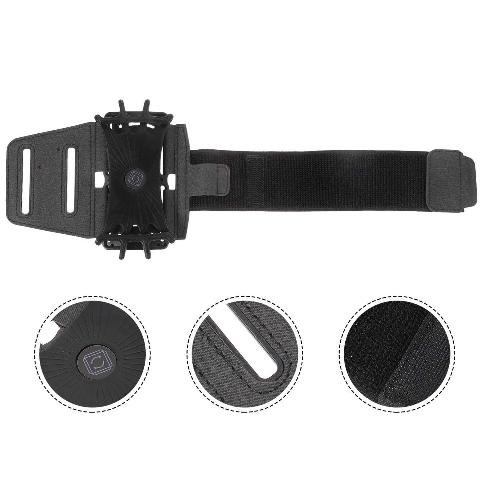 UPKOCH 5stücke Rotierendes Sportarmband Für Handy Verstellbar Und Bequem Für Jogging Radfahren Fitness Und Outdoor-aktivitäten Elastisches Schützend Und Langlebig
