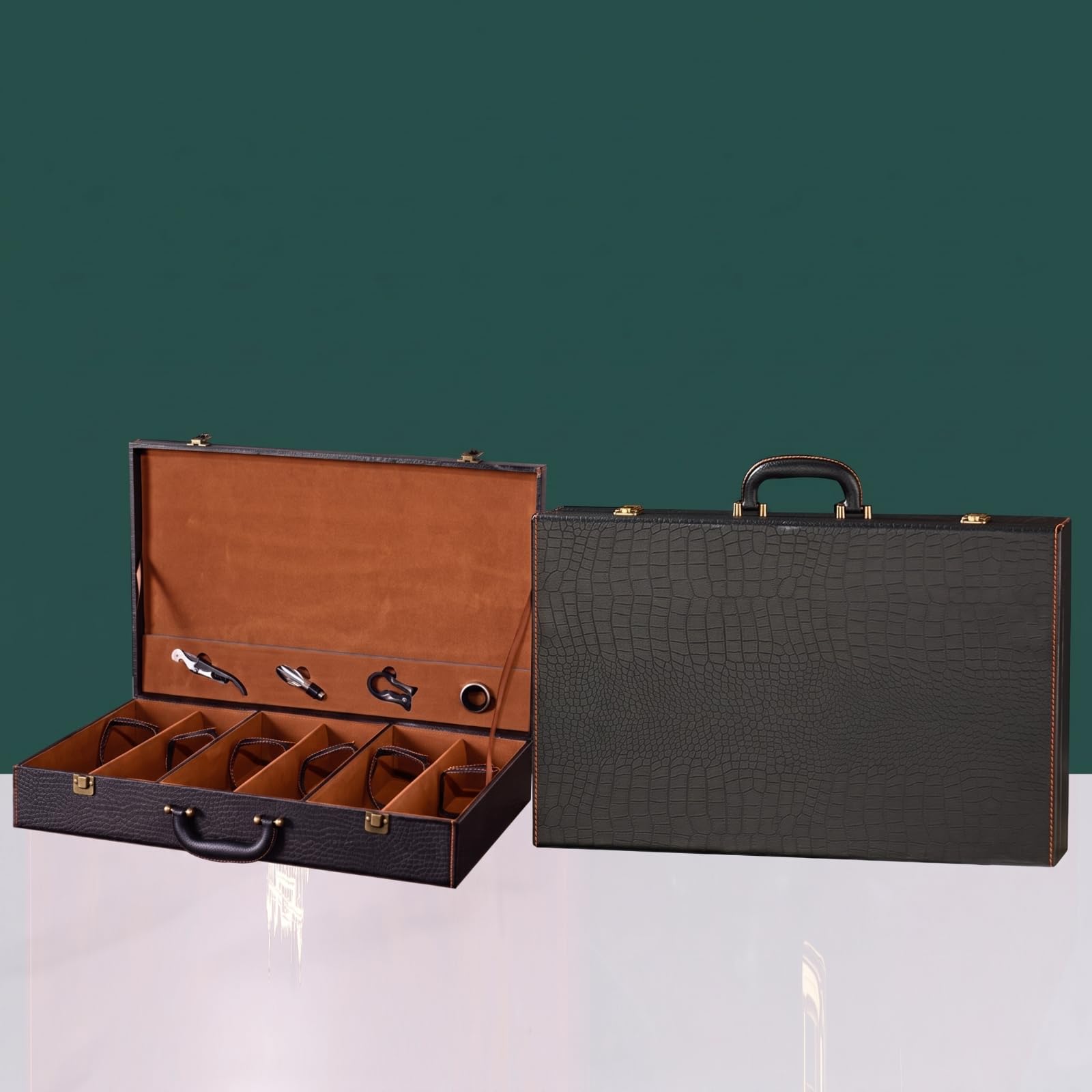 Caja con Divisiones Elegante Maletín Rígido Estuche para Regalos, style to 3