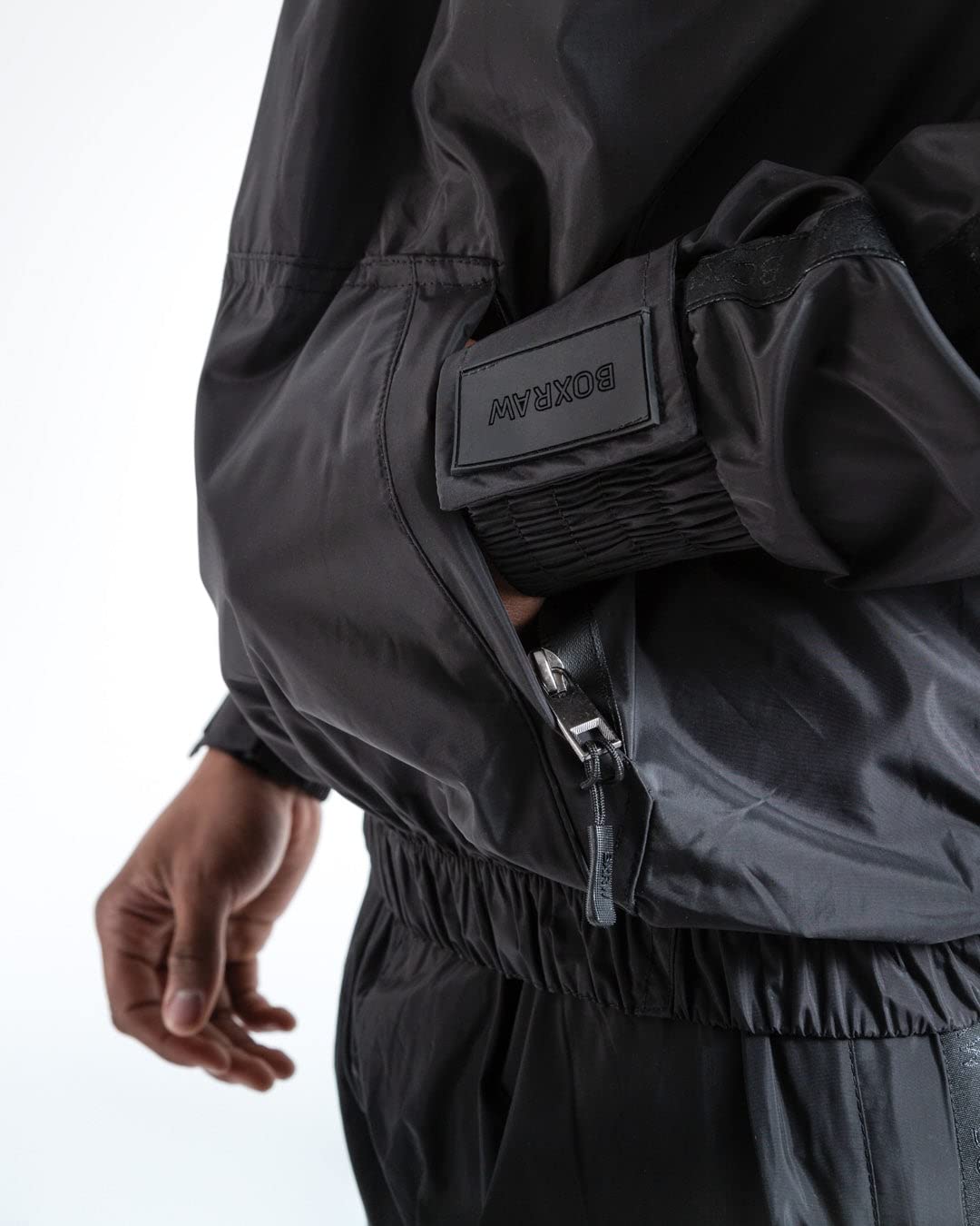 BOXRAW Hagler Professional Sauna Suit Top & Bottoms Non Rip Sweat Suit