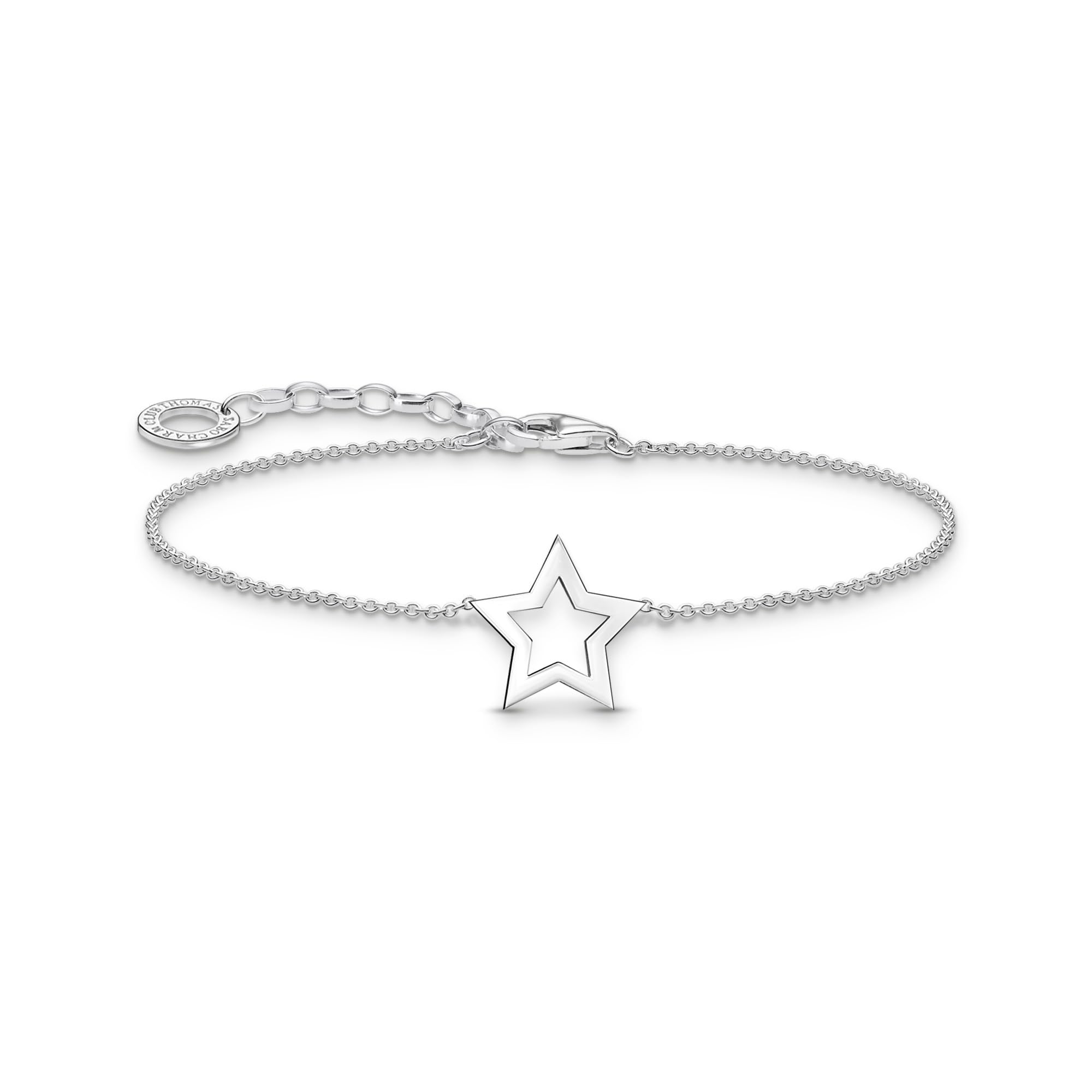 Essentials Sterling Silver Star Bracelet A2162-001-21-L19V