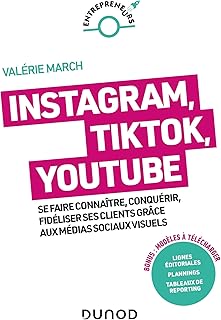 Instagram, Tik Tok, YouTube: Se faire conna&icirc;tre, conqu&eacute;rir, fid&eacute;liser ses clients gr&acirc;ce aux m&eacute;dias sociaux visuels