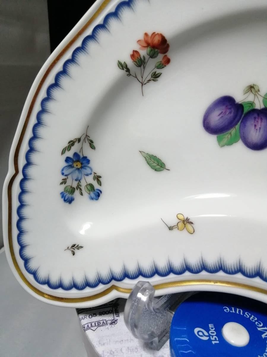 リチャードジノリ イタリアンフルーツ クレッセントプレート 3枚セット イタリア リチャードジノリ イタリアンフルーツ クレッセントプレート