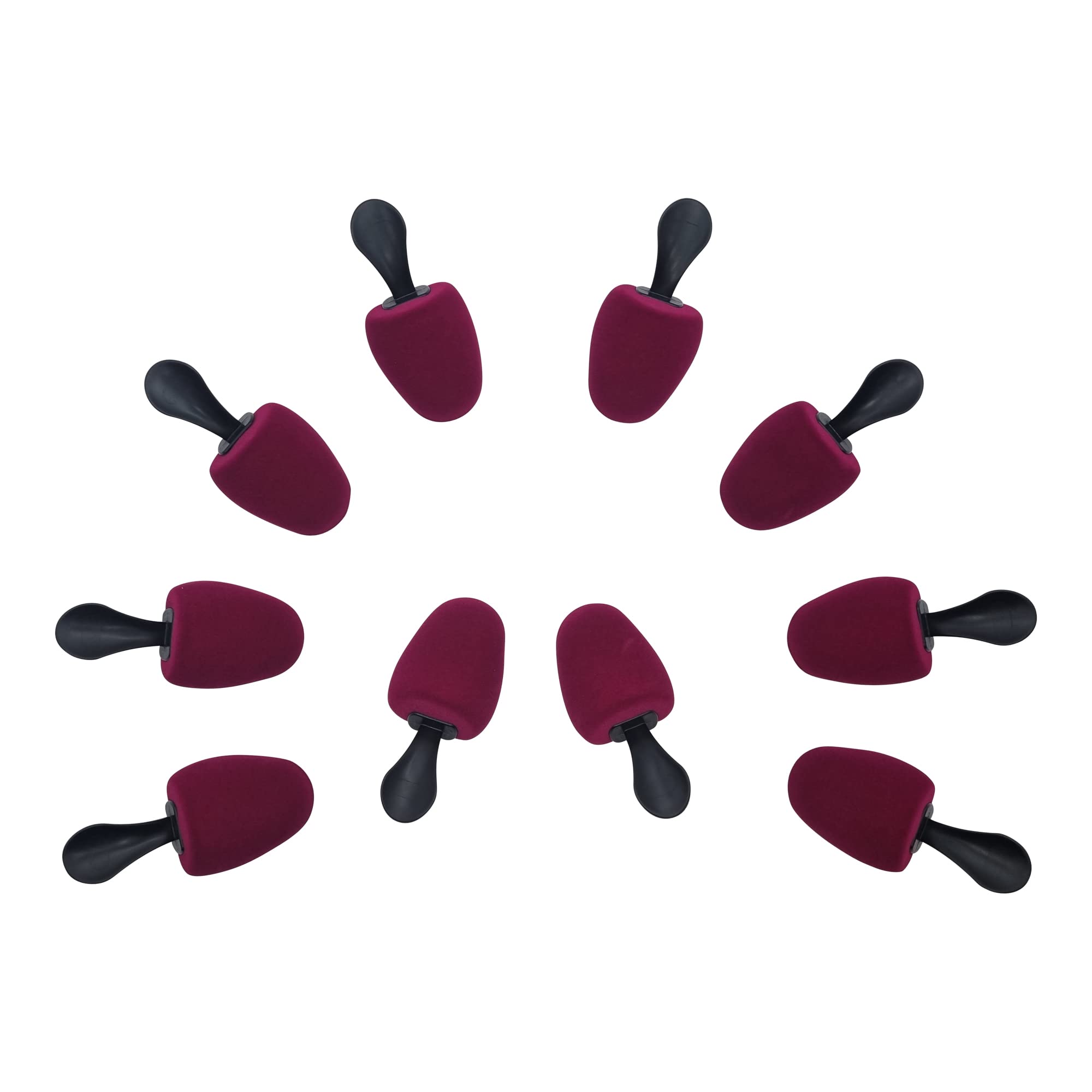 Delfa Foam shoetree, toe puff “Audrey” superround for ballerinas and sandals 5 pairs, round and pinkOEKO-TEX STANDARD 100