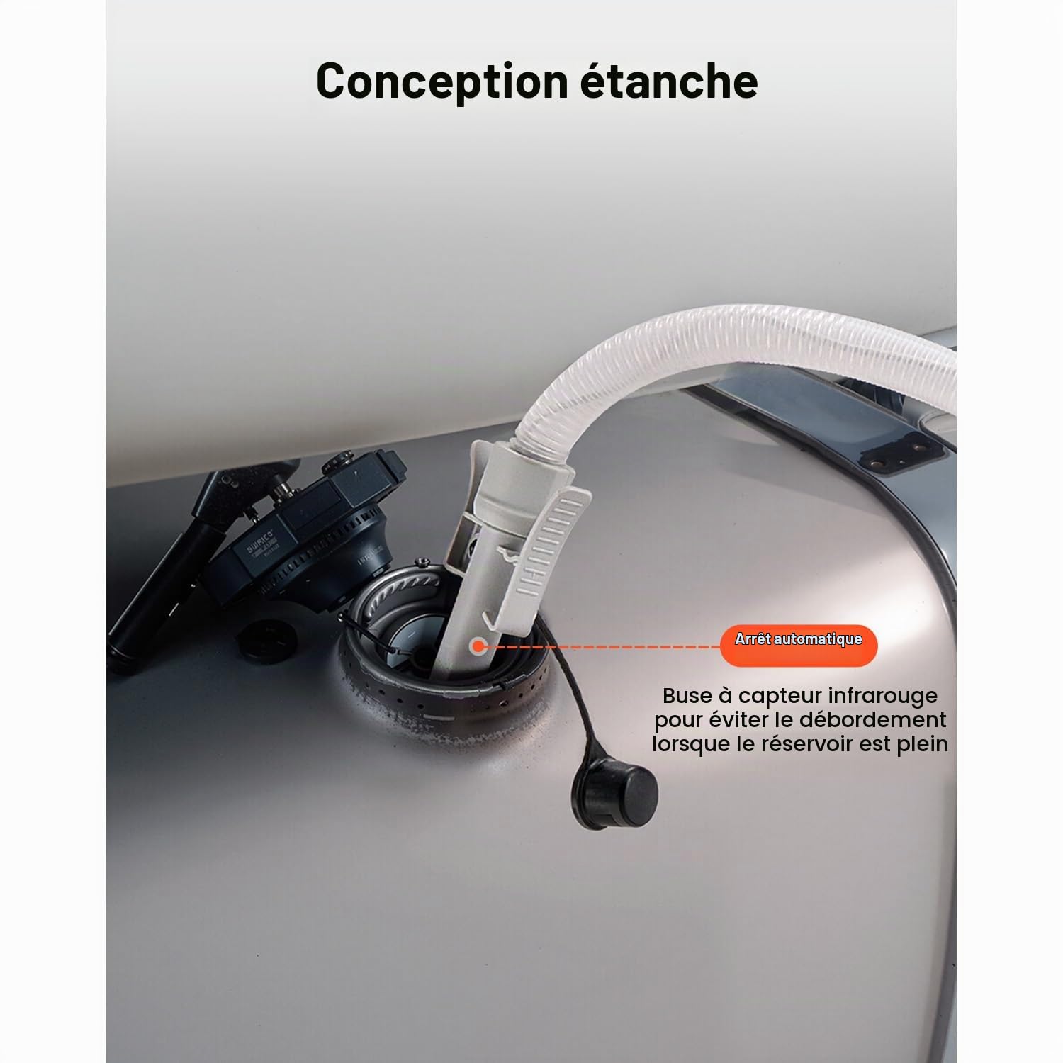 VEVOR Bidon d'Essence Diesel sur Roues, 60,5 L, Réservoir de Carburant, avec Pompe Transfert Carburant Électrique 12 V CC 9,5 L/min, Tuyau de Distribution 1,2 m, Buse Capteur Arrêt Automatique, Rouge