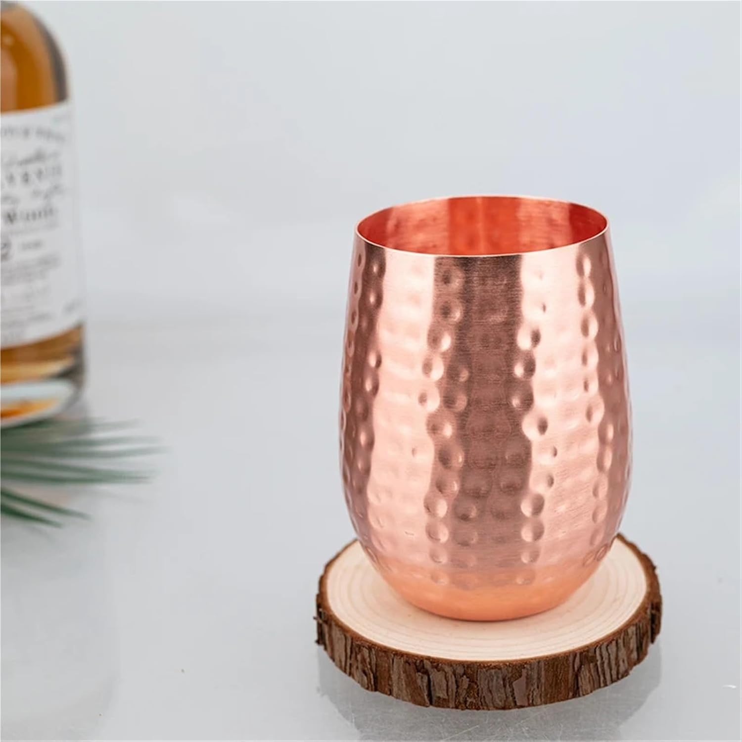 Copper Moscow Mule Mug Durable Coppery Beer Mugs Coffee Mug Milk Cup Pure Copper Bar Cup、home Decoration(Large)