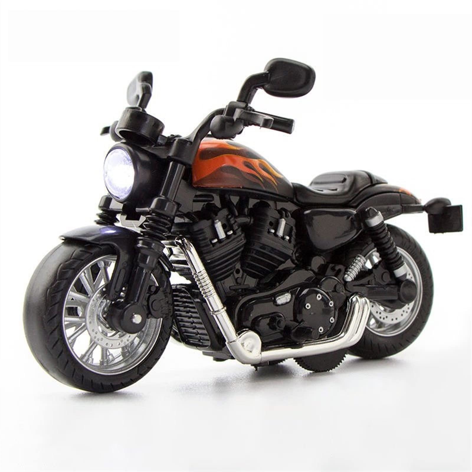 SEYXF Motorbike Toy 1:14 for Harley Alloy Motorcycle Model Light & Sound Effect Diecast Toys Collection