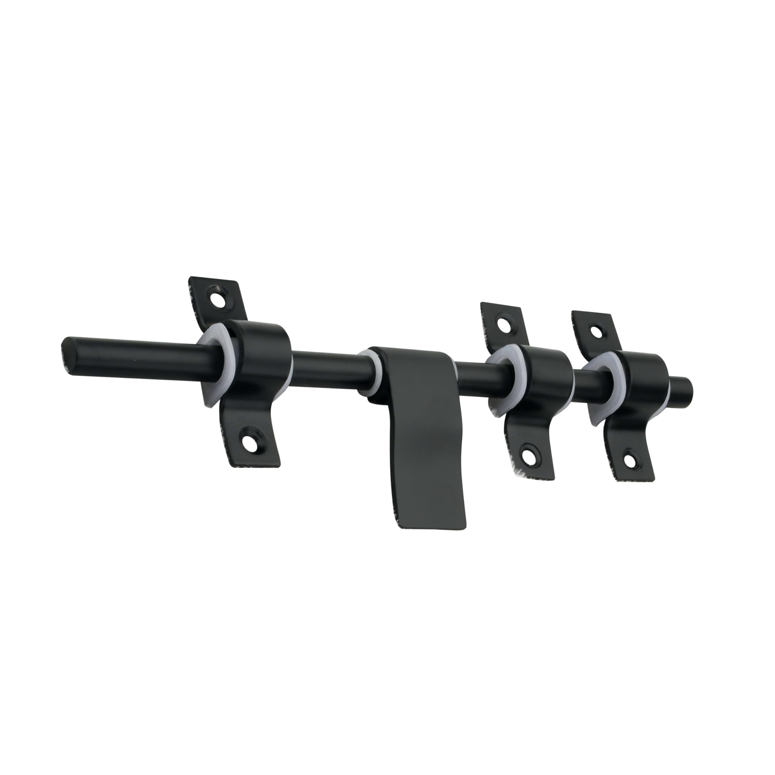 Chitra Wave Stainless Steel Heavy Door Fitting Accessories Full Set/Kit (1 Aldrop, 1 Latch, 2 Handles, 1 Tower Bolt and 1 Door Stopper) (10 Inch, Black) — Amazon image 3