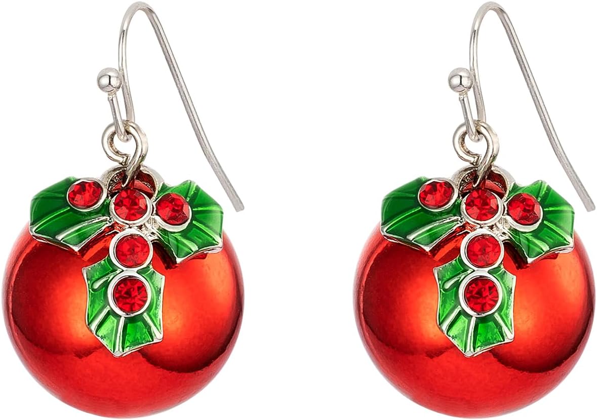 RareLove Red Christmas Earrings, Christmas Ornament — free download