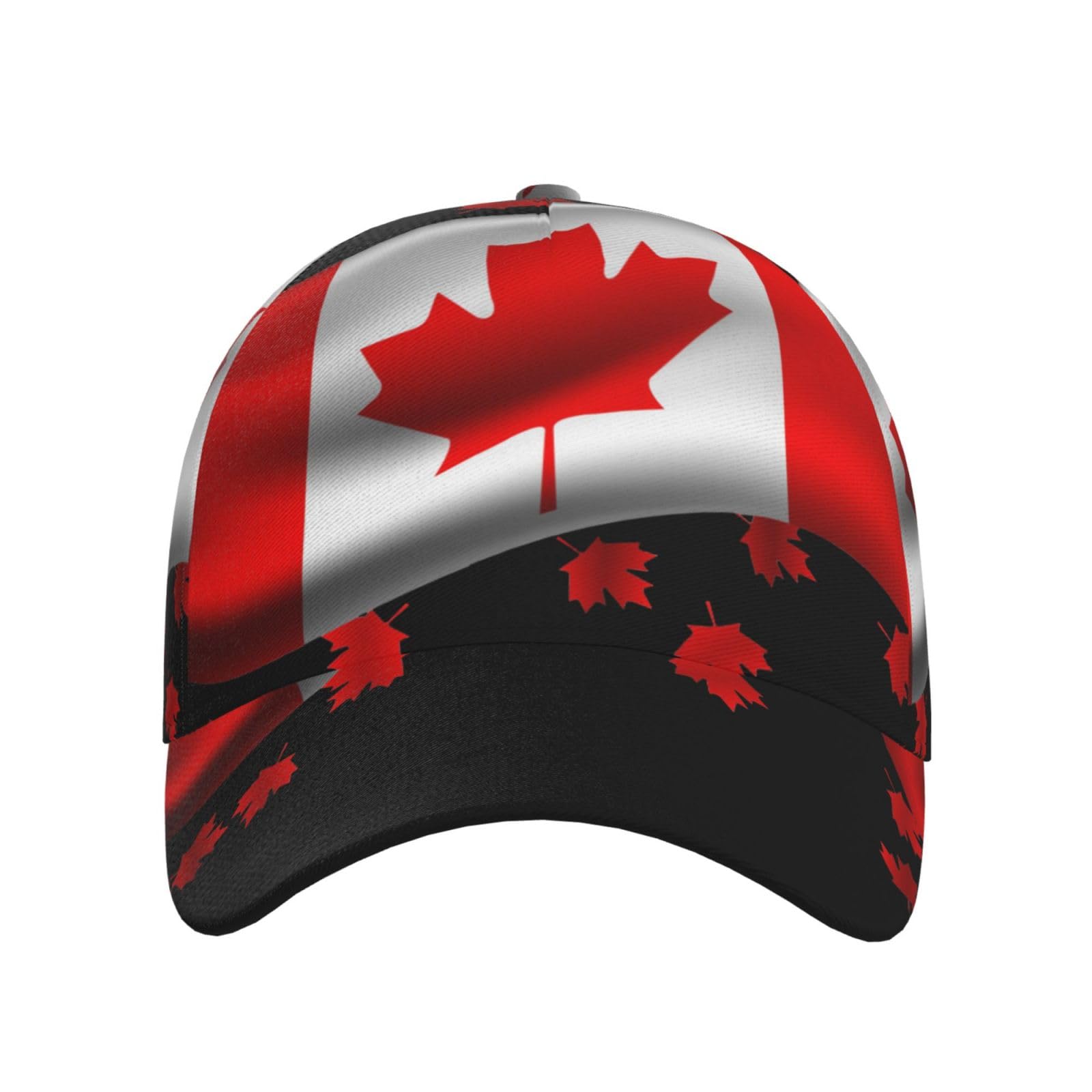 Mushroom068 Canada Cap Canadians Baseball Cap Flag Sun Hats Adjustable Cap Canada Flag Hat Trucker Hat Cap for Women Men