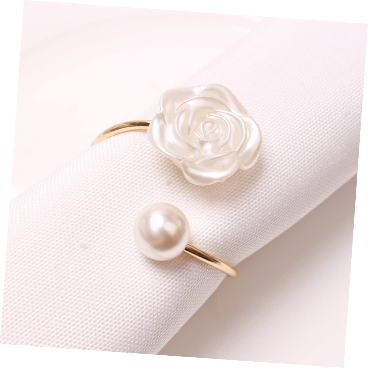 OUNONA 3 Series Anillo De Servilleta De Decoración De La Boda Decoración De La Mesa De La Boda Decoração Christmas Decoration Delicado Servilletero De Metal 6 Piezas*3