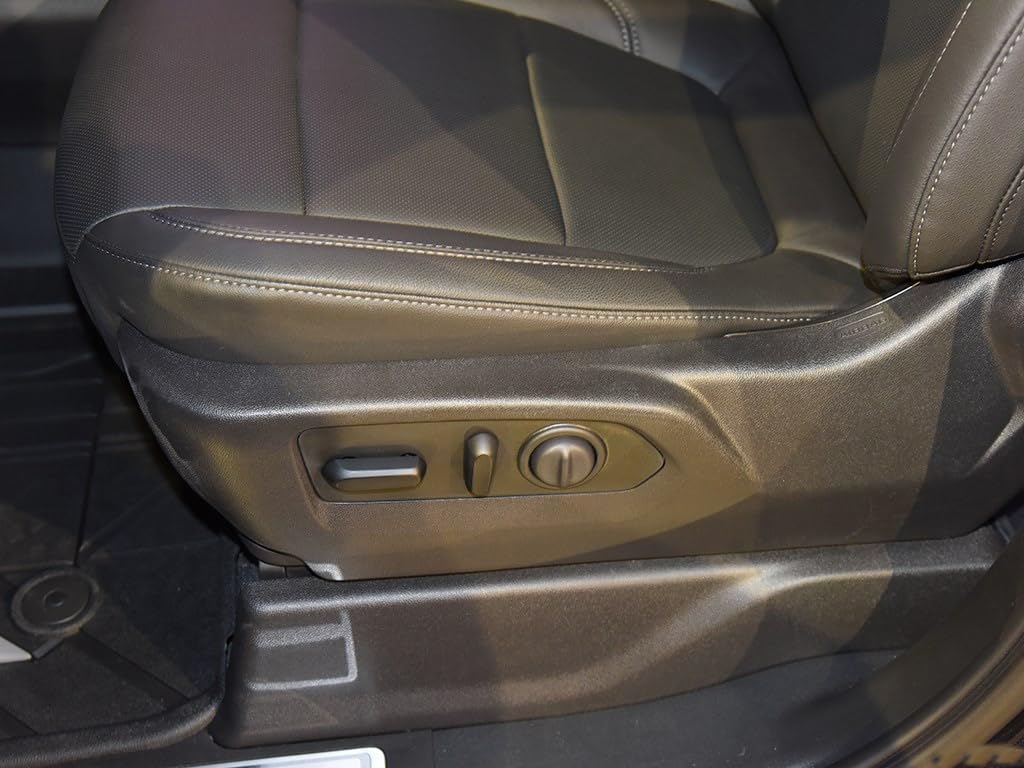Driver Bottom Seat Cover Perforated for Chevy Silverado GMC 1500 2500HD 3500HD 2015-2019, Microfiber Leather (Also for Passenger Side)