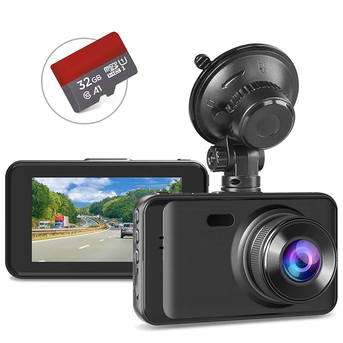 Buy Dash Cam with SD Card, 1080P FHD Dashcam Front Dash Cams DVR