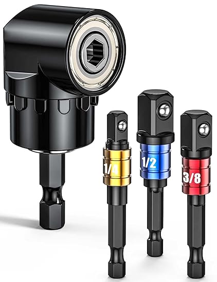 Impact Grade Driver Sockets, Mellbree Power Hand Tools Impact Driver Set 1/4 3/8 1/2