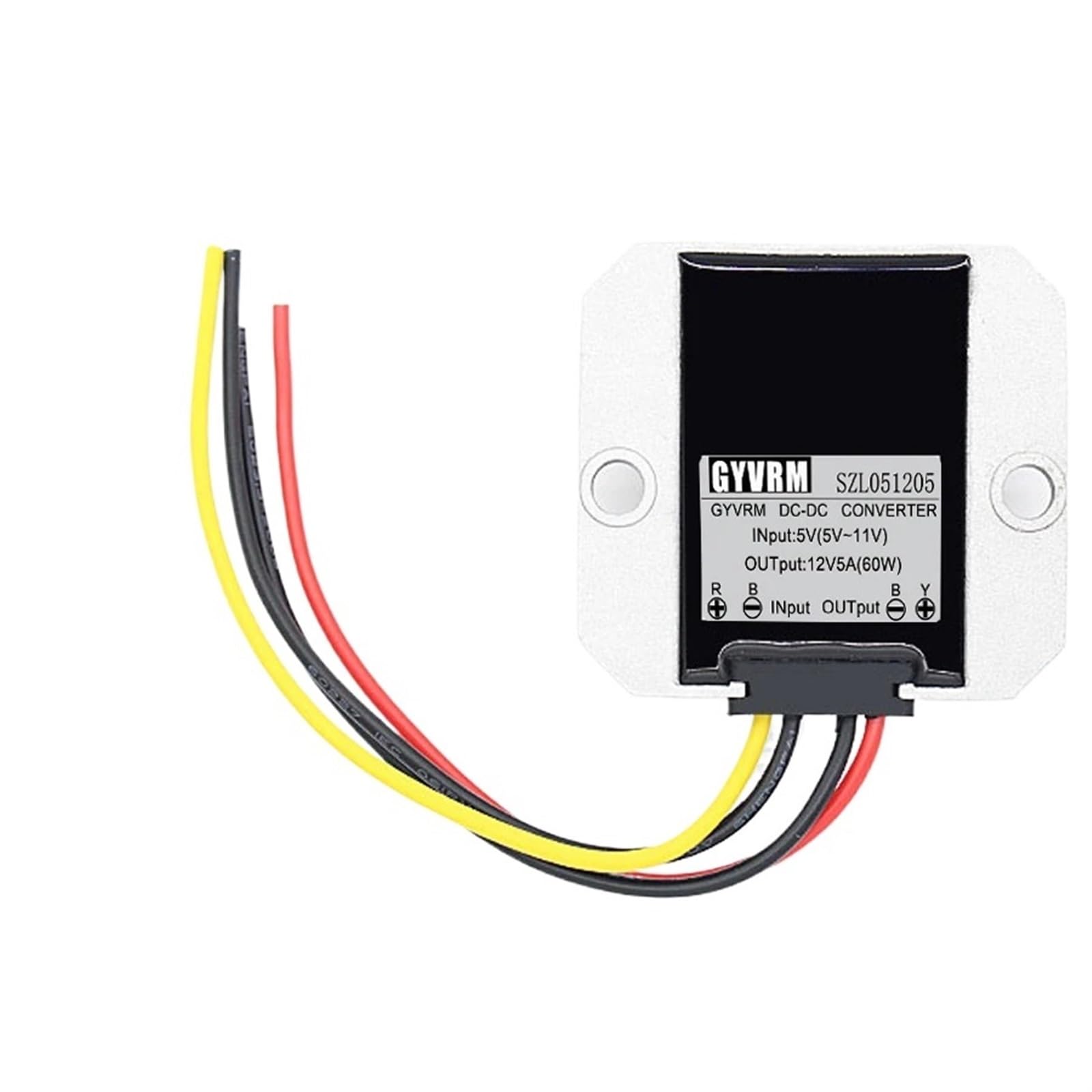 Convertitore CC/CC step-up da 5 V a 12 V Modello boost da 5-11 V a 12 V 1-5 A Nero 1 Unità