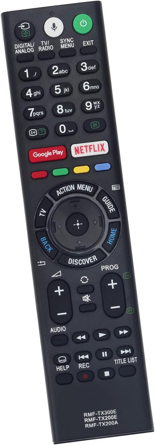 VINABTY RMT-TX200E Vervang afstandsbediening geschikt voor Sony TV Bravia KD -49XD7004 KD-49XD7005 KD-55XD7005 KD-55XD7004 KD-65XD7505 KD-43X8000D KD-49X7000D KD-49X7000D KD-65XD7505 KD-43X8000D 55 x VINABTY RMT-TX200E Vervang afstandsbediening geschikt voor Sony TV Bravia KD -49XD7004 KD-49XD7005 KD-55XD7005 KD-55XD7004 KD-65XD7505 KD-43X8000D KD-49X7000D KD-49X7000D KD-65XD7505 KD-43X8000D 55 x