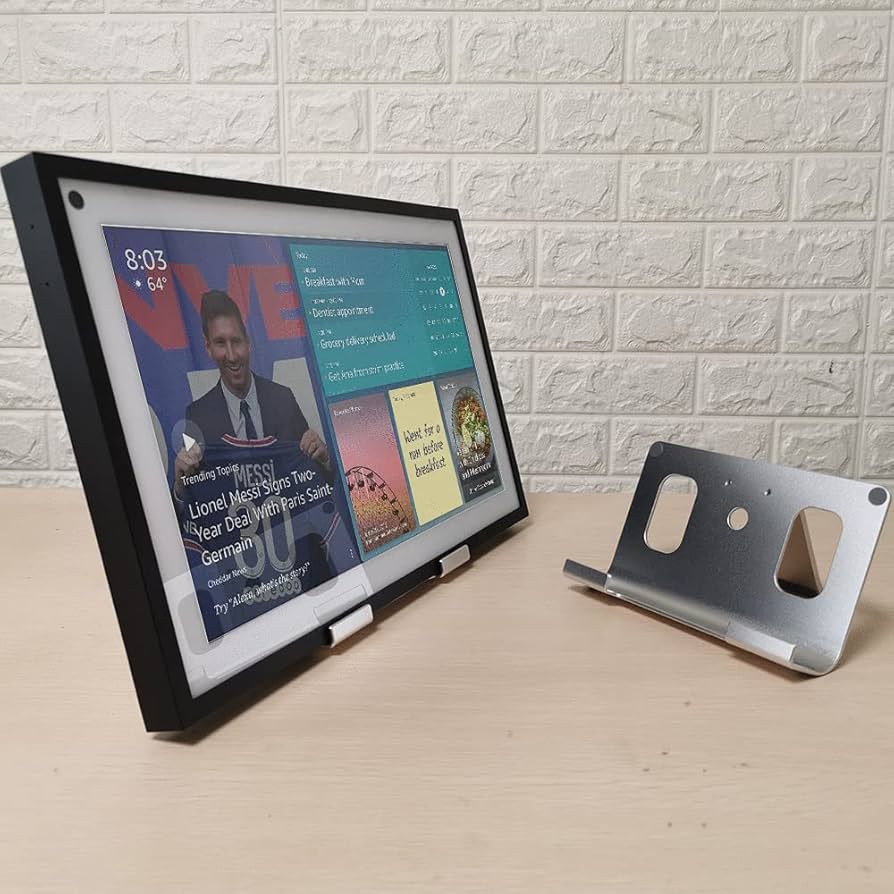 【ちい】Echo Show 15 （第一世代）スタンド付き Amazon.co.jp: 【Echo Show 15用】プレミアム角度調整機能付き