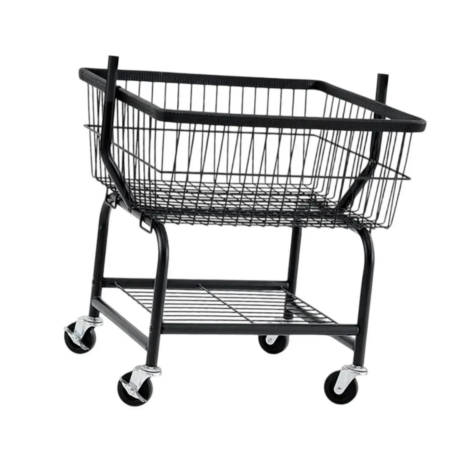 Roller laundry basket Rolling Laundry Cart with Wheel Clothes Hamper Organizer