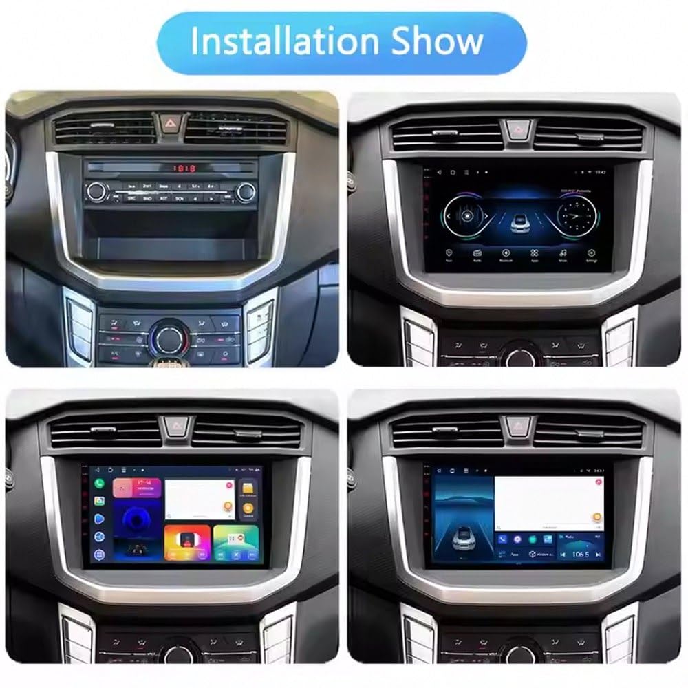Car Auto Play Auto Stereo Car dla MAXUS T60 2017-2020 Odtwarzacz Wideo Play Mirror Link, Siri/Airplay/Aux/Radio, Odtwarzacz Bluetooth Wi-Fi, 4 Rdzeń 1G+32G