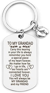 Father's Day Gifts for Grandad, Grandad Fathers Day Gift, Grandad Keyring, Grandad Gifts from Grandson, Grandad Birthday Christmas Gifts, Grandad Presents, Grandad Gifts for Fathers Day