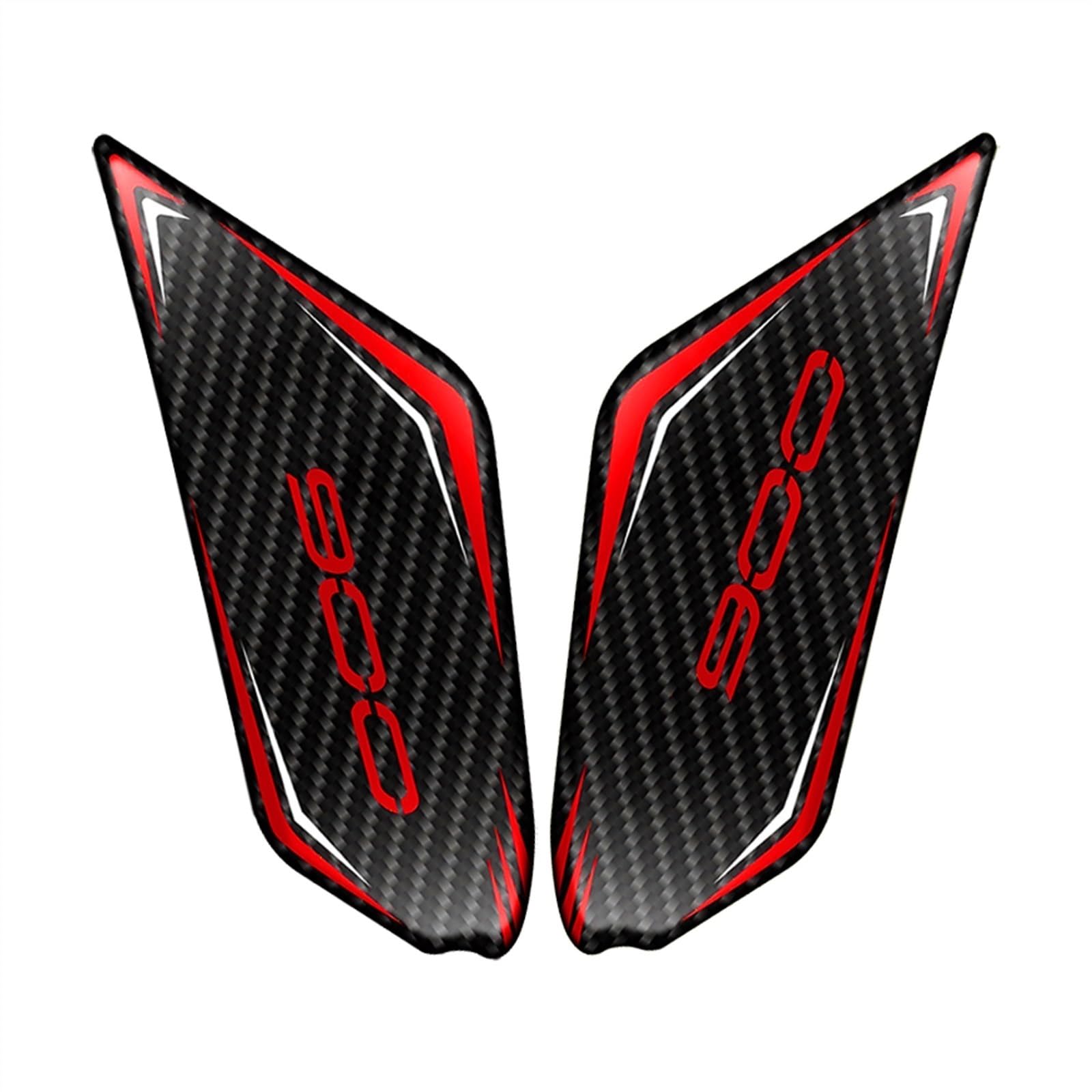 Ysdsls Color6 Motorcycle Tank Pad Grips Protector Sticker Fishbone Non-Slip Side Fuel For Kawasaki For Z900 2021(Color6)