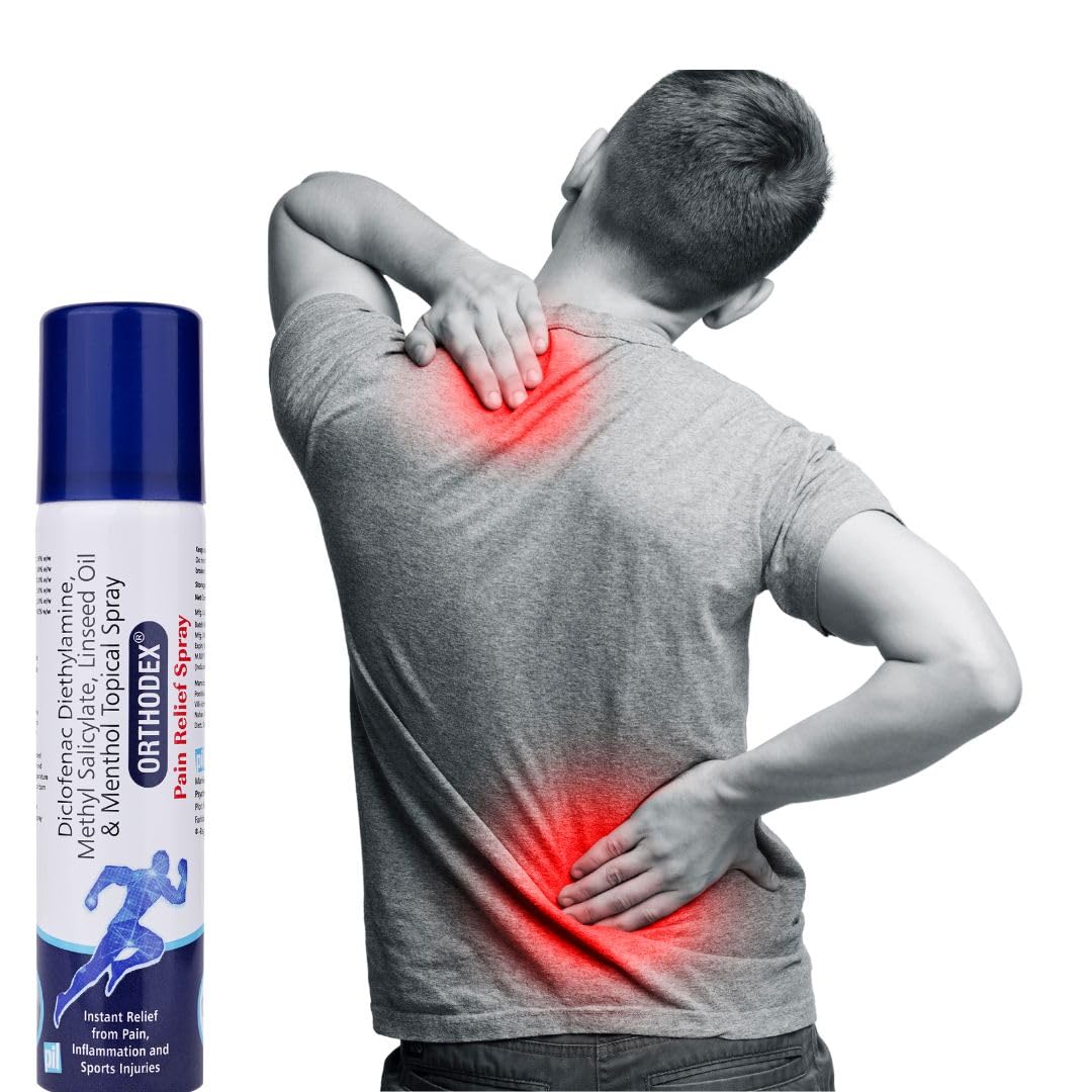 Pil Orthodex Pain Relief Spray | With Triple Action Formula | Non Steriodal (NSAIDs) | Instant Relief From Pain | For Sports & Gym Injuries | 360﮲Technology | Trusted By Doctors (60g)-image-3