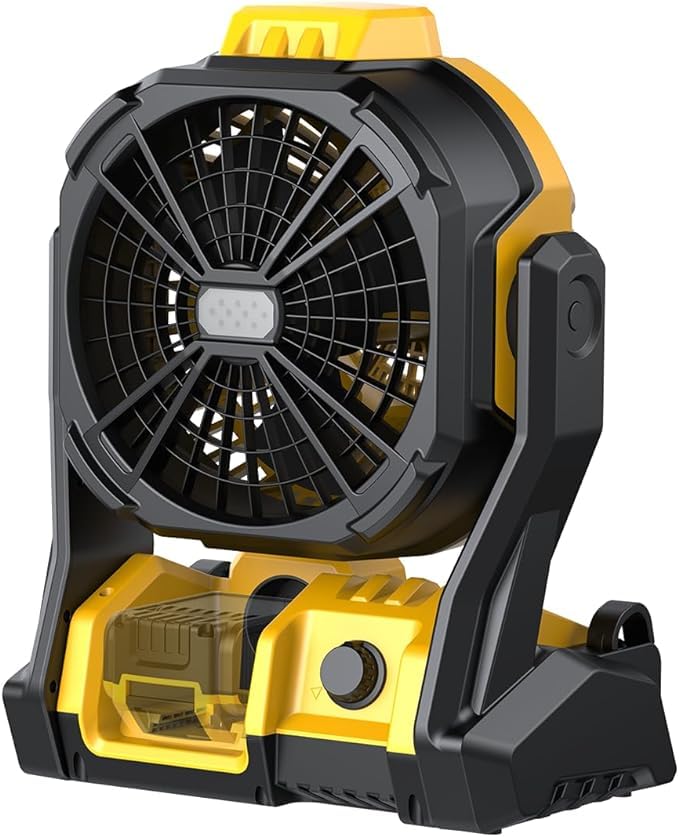 Ventilateur amovible pour batterie DEWE 20V sans fil contre la chaleur